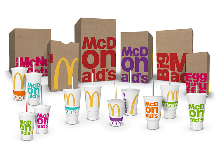 McDonald công bố thiết kế bao bì sản phẩm mới