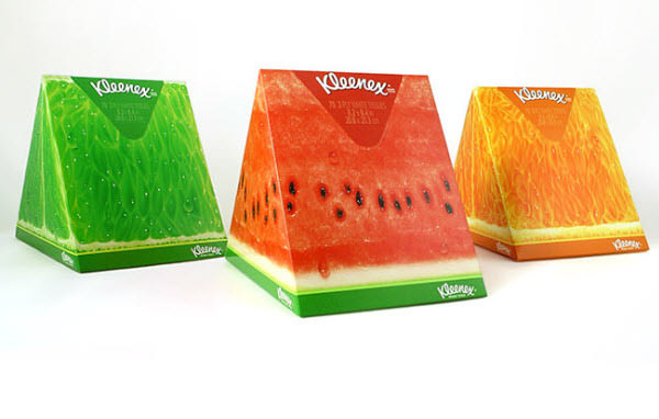 thiết kế bao bì sản phẩm thông minh Kleenex