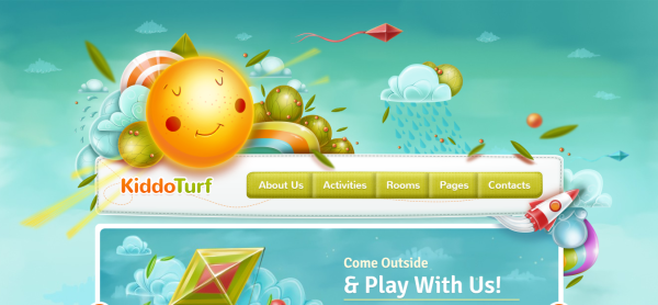 Thiết kế website trường học siêu đẹp Kiddoturf