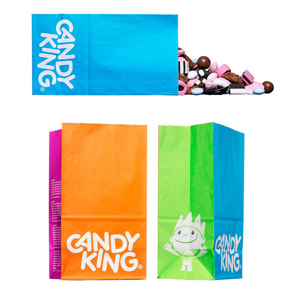 thiết kế bao bì sản phẩm kẹo sáng tạo Candy King