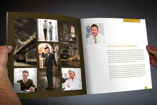 thiết kế brochure bộ nhận diện thương hiệu thú vị Exclusive brochure