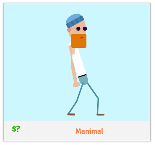thiết kế website bằng các CSS Animation Manimal