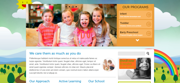thiết kế website trường học siêu đẹp Pekaboo