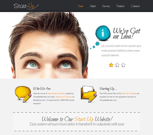 thiết kế website doanh nghiệp miễn phí zStartUp