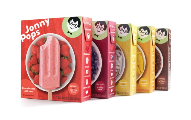 thiết kế bao bì sản phẩm Jonny Pops 3 Packs