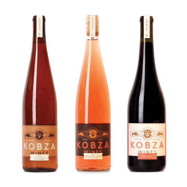 thiết kế bao bì sản phẩm Kobza Wines