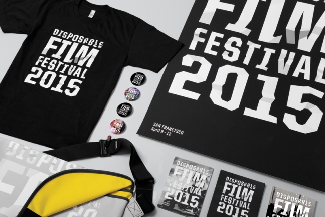 thiết kế nhận diện thương hiệu Disposable Film Festival 2015 2