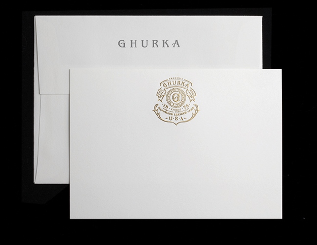 thiết kế nhận diện thương hiệu Ghurka Stationery