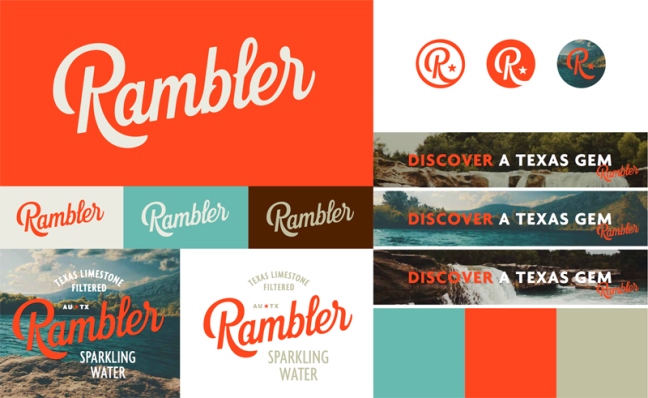 thiết kế nhận diện thương hiệu Rambler Sparkling Water