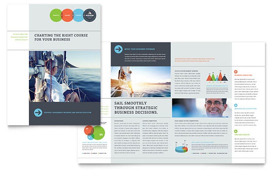 mẫu thiết kế nhận diện thương hiệu Business Analyst Brochure PSD