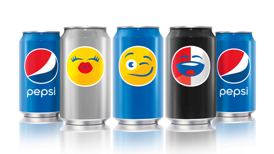 thiết kế bao bì sản phẩm “Pepsimoji” của Pepsi