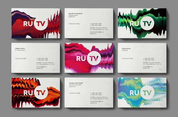 thiết kế nhận diện thương hiệu RU TV Rebranding 2