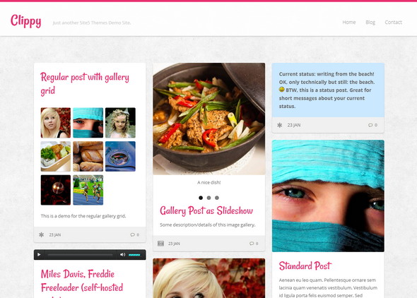 thiết kế website nhà hàng thực phẩm Clippy