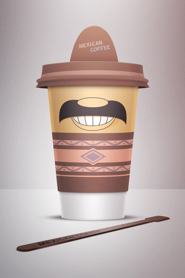 Thiết kế bao bì sản phẩm bộ râu Mexican Coffe
