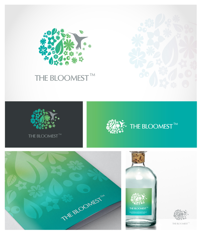 thiết kế thương hiệu The Bloomest