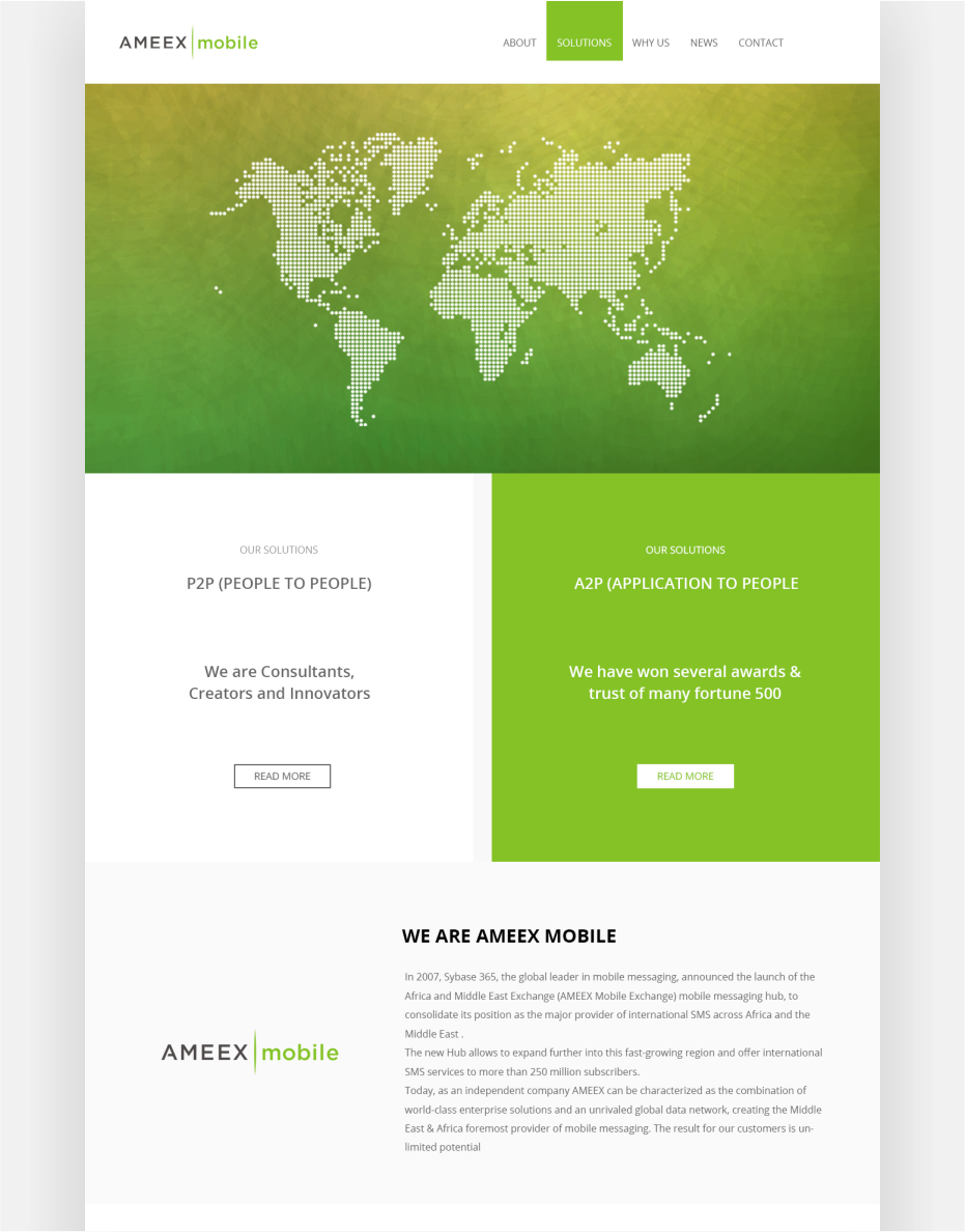 Ameex Mobile Web Design