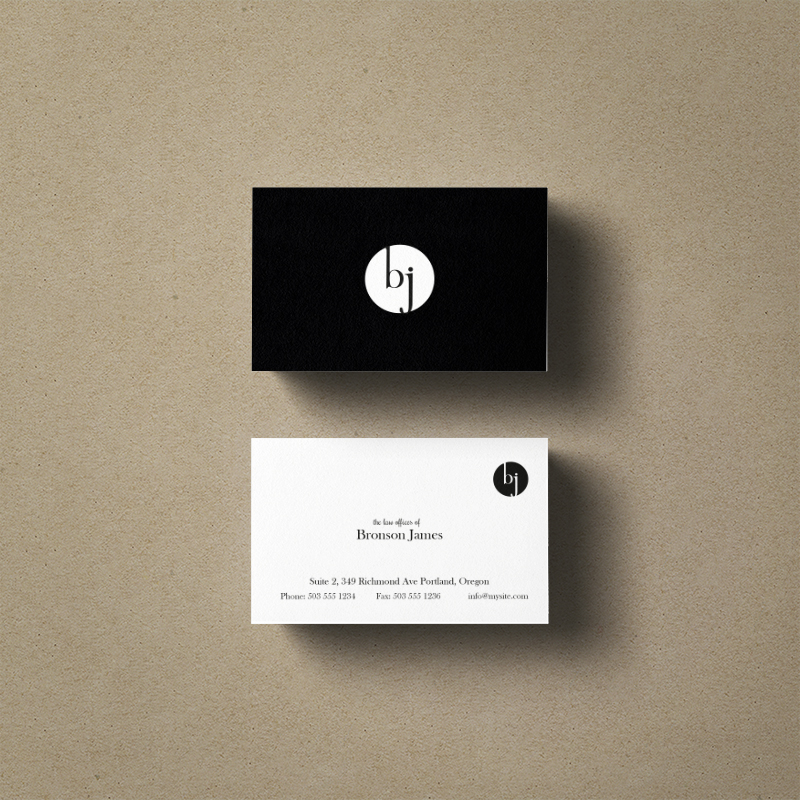 Bronson James Business Card