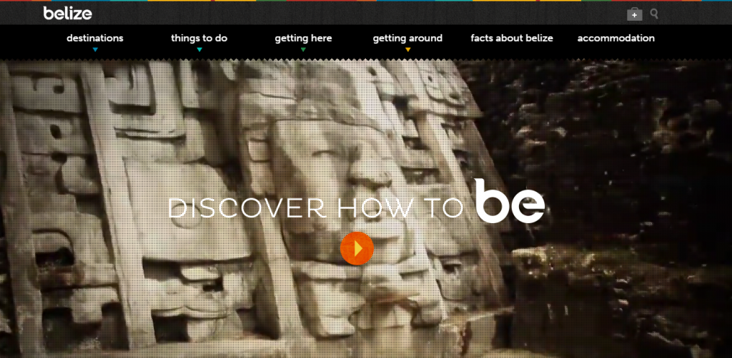 Những thiết kế website quảng bá du lịch địa phương ấn tượng nhất: Travel Belize