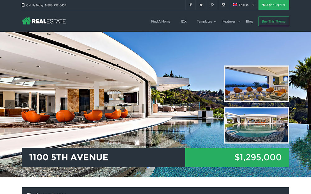 Tìm hiểu chủ đề WordPress WP Pro Real Estate 7 dành cho thiết kế website bất động sản