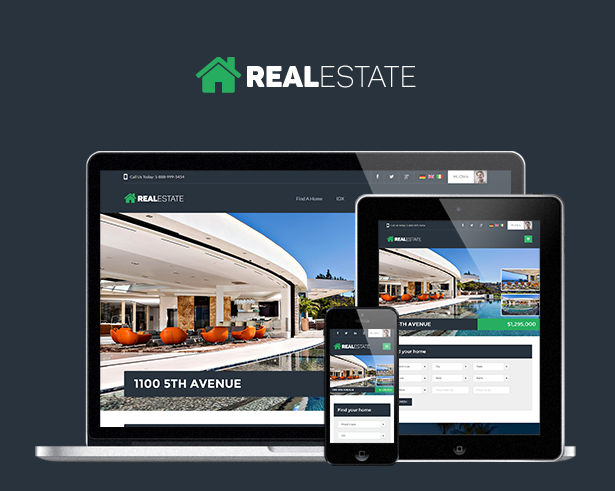 Website WordPress Real Estate 2