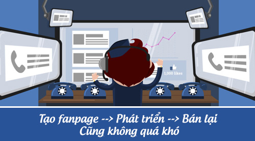 Tạo > Phát triển > Bán lại facebook