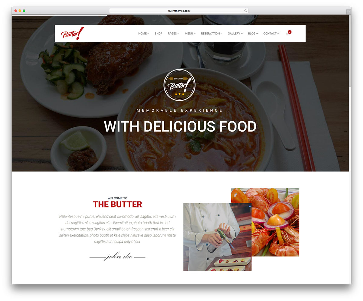 butter-minimal-restaurant-wordpress-template