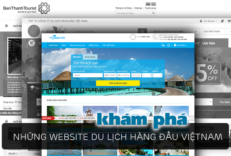 Rút kinh nghiệm khi làm web du lịch từ 8 thương hiệu du lịch hàng đầu Việt Nam