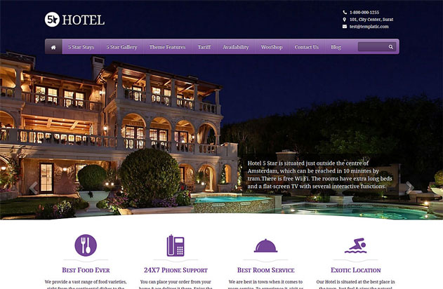 5-star-hotel-theme