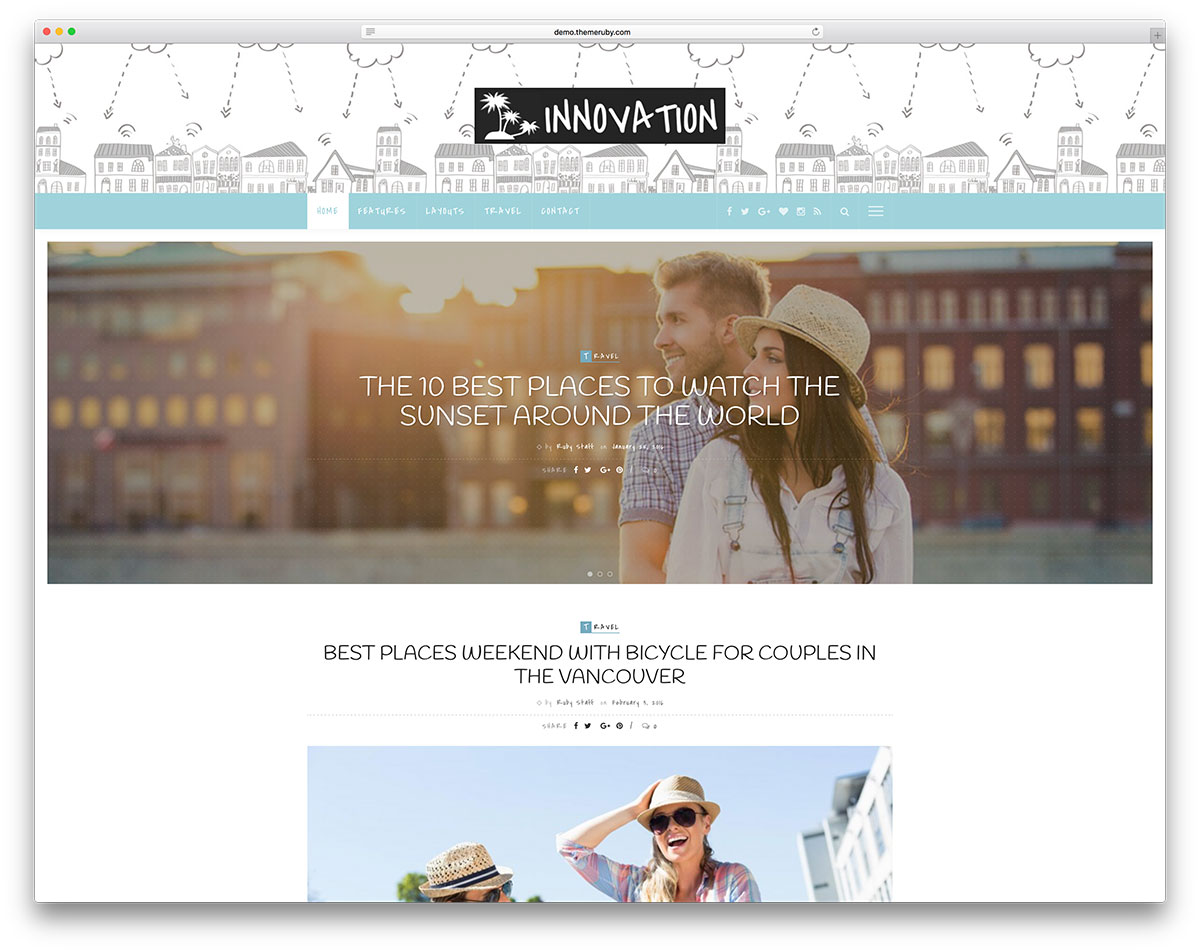 innovation-travel-blog-website-template