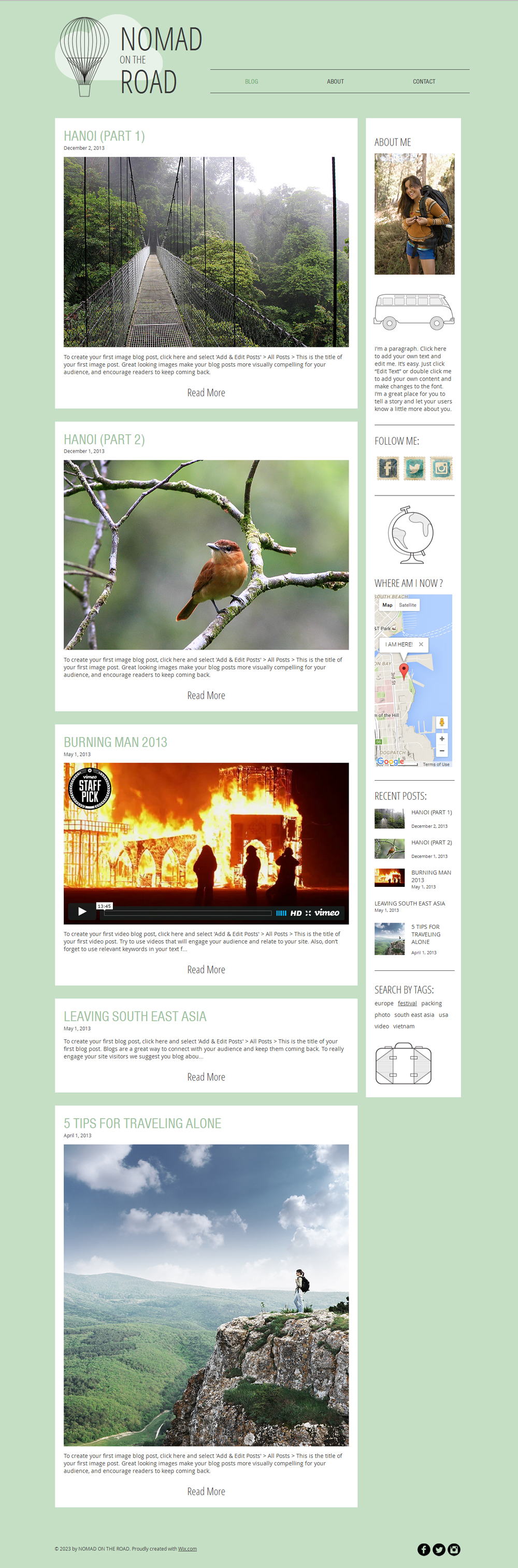 free travel css templates Giao diện web du lịch miễn phí 4
