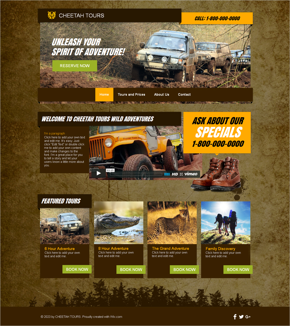 free travel css templates Giao diện web du lịch miễn phí 10