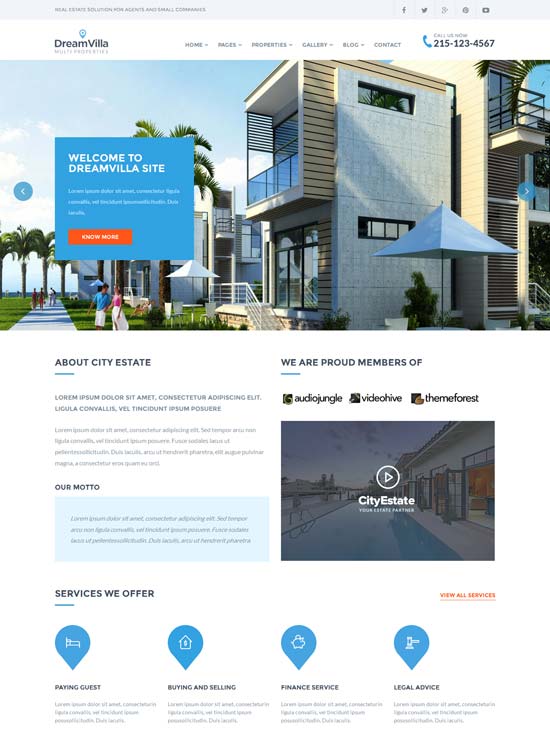 DreamVilla - Real Estate HTML Template 