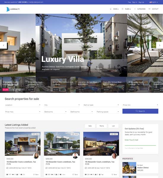 Lux Realty - Real Estate,Property Material Design 