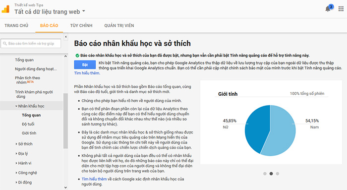 Nghiên cứu hành vi khách hàng truy cập website bằng Google Analytics