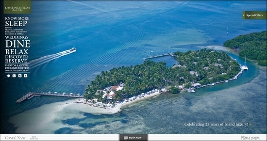 Trang web khách sạn Little-palm-island