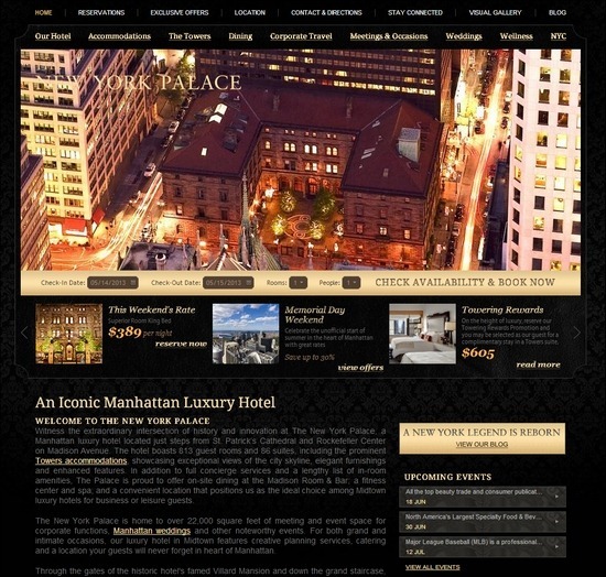 Trang web khách sạn The-new-york-palace