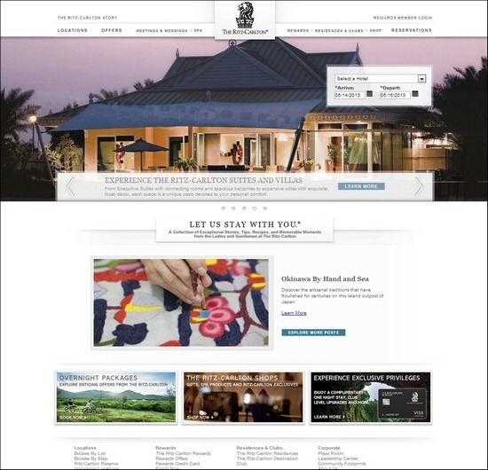 Trang web khách sạn the-ritz-carlton