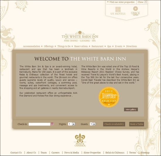 Trang web khách sạn white-barn-inn