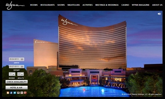 Trang web khách sạn wynn-las-vegas