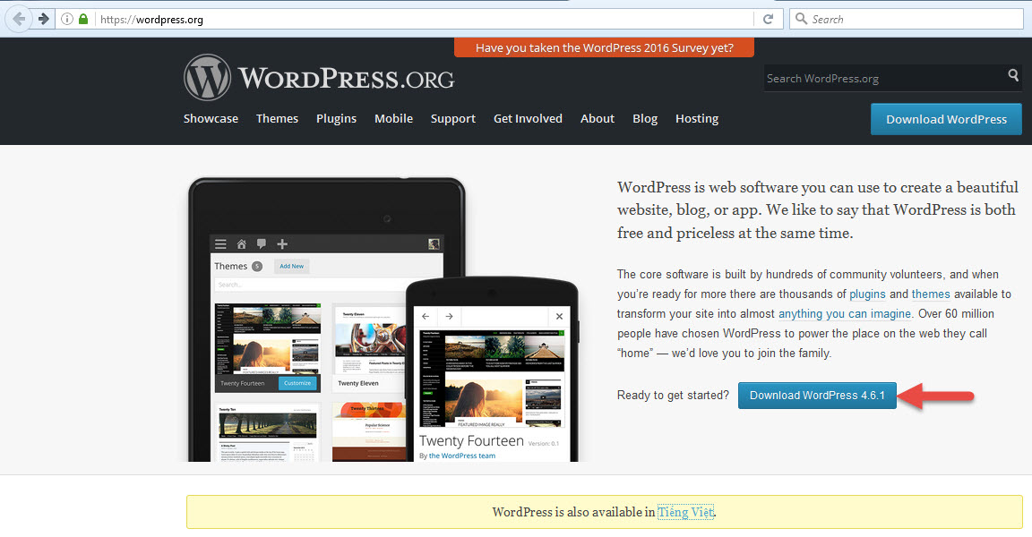 download wordpress