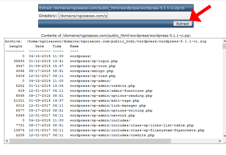 Extrac wordpress 2