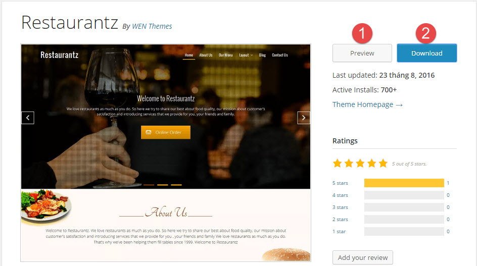 view wp themes 2