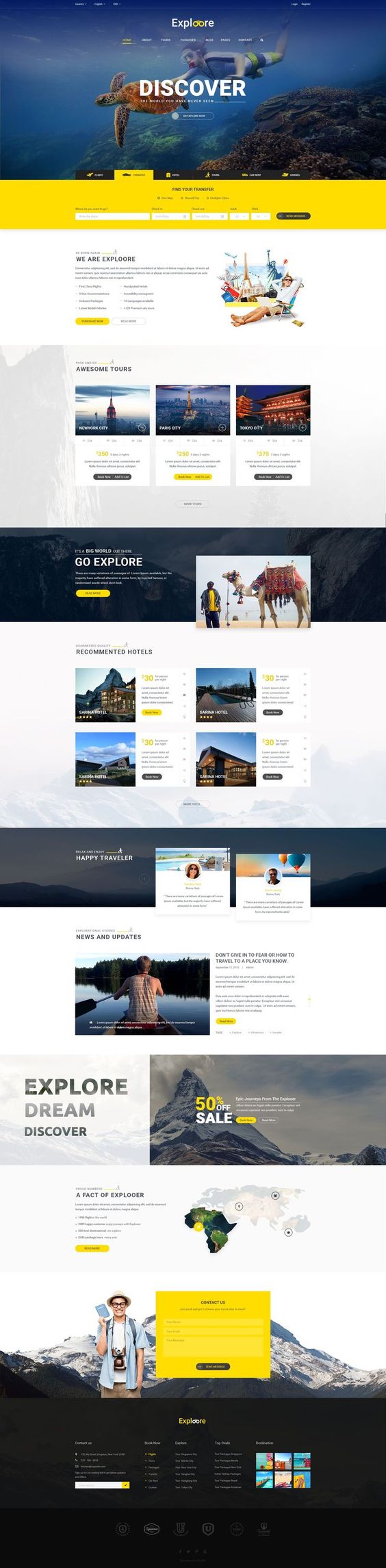 Mẫu website du lịch đẹp 2