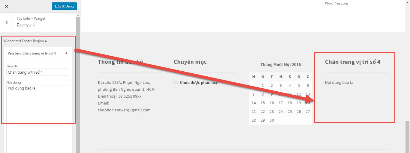 Widget văn bản chân trang 4