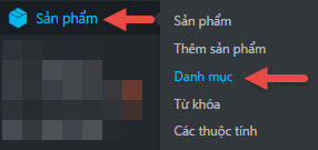 Danh mục sản phẩm