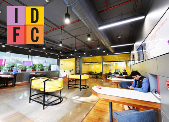 nhận diện thương hiệu idfc_bank_brand_branch_interior