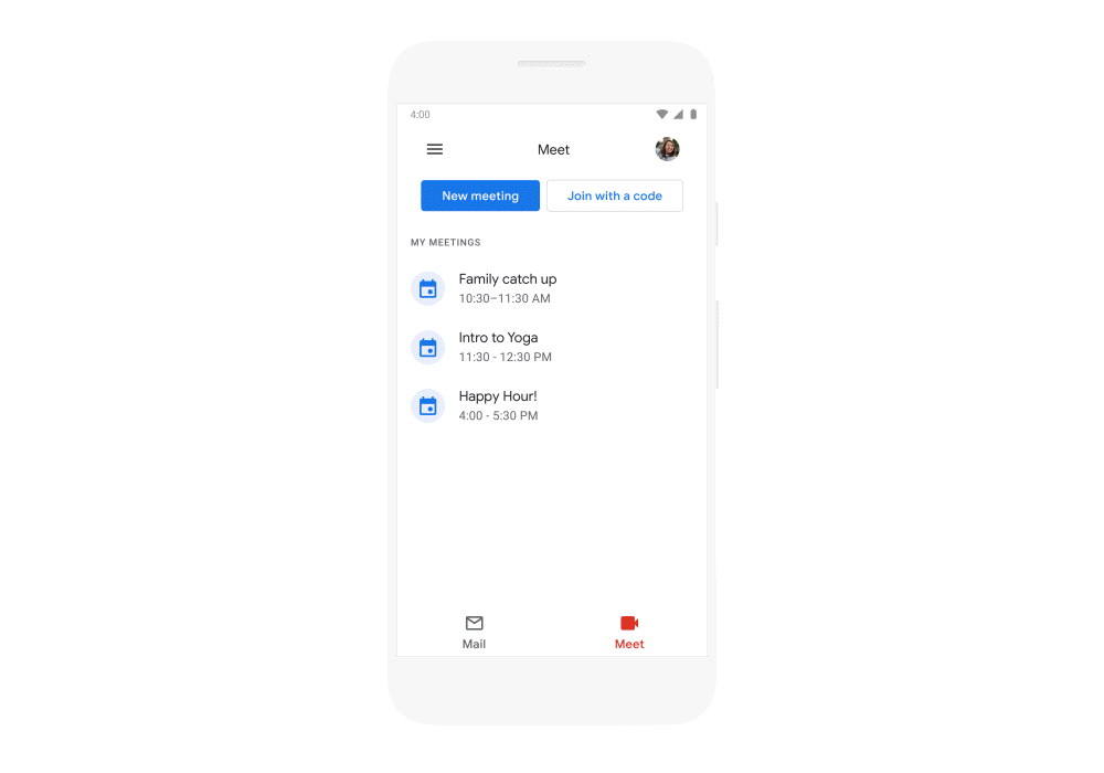 Google giới thiệu tính năng giữ kết nối với Meet trong Gmail trên di động