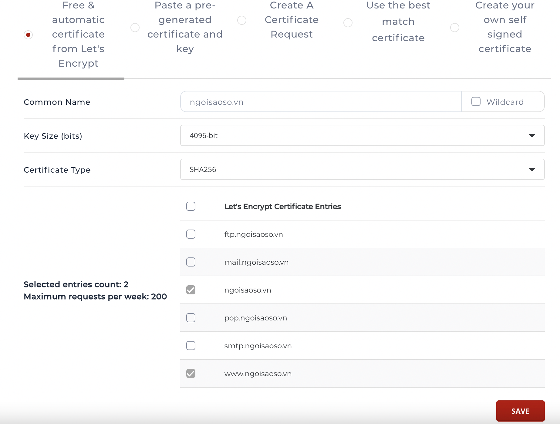 Tạo lại chứng chỉ SSL Let's Encrypt