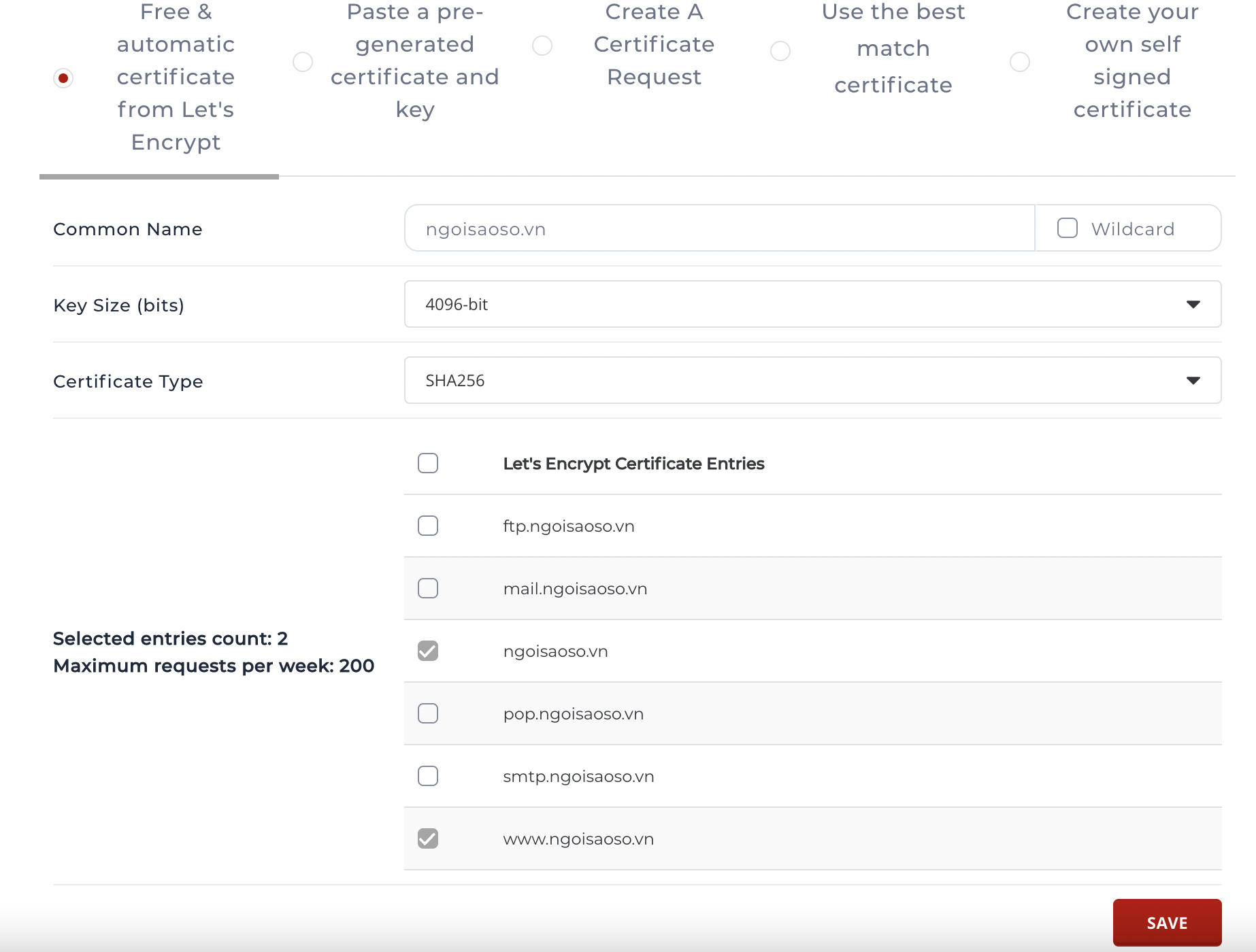 Tạo lại chứng chỉ SSL Let's Encrypt