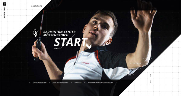 20+website sử dụng hình khối lạ trong thiết kế Badminton-Center